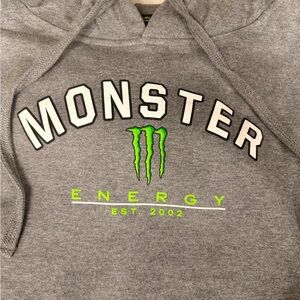Monster Hoodie with Green Logo